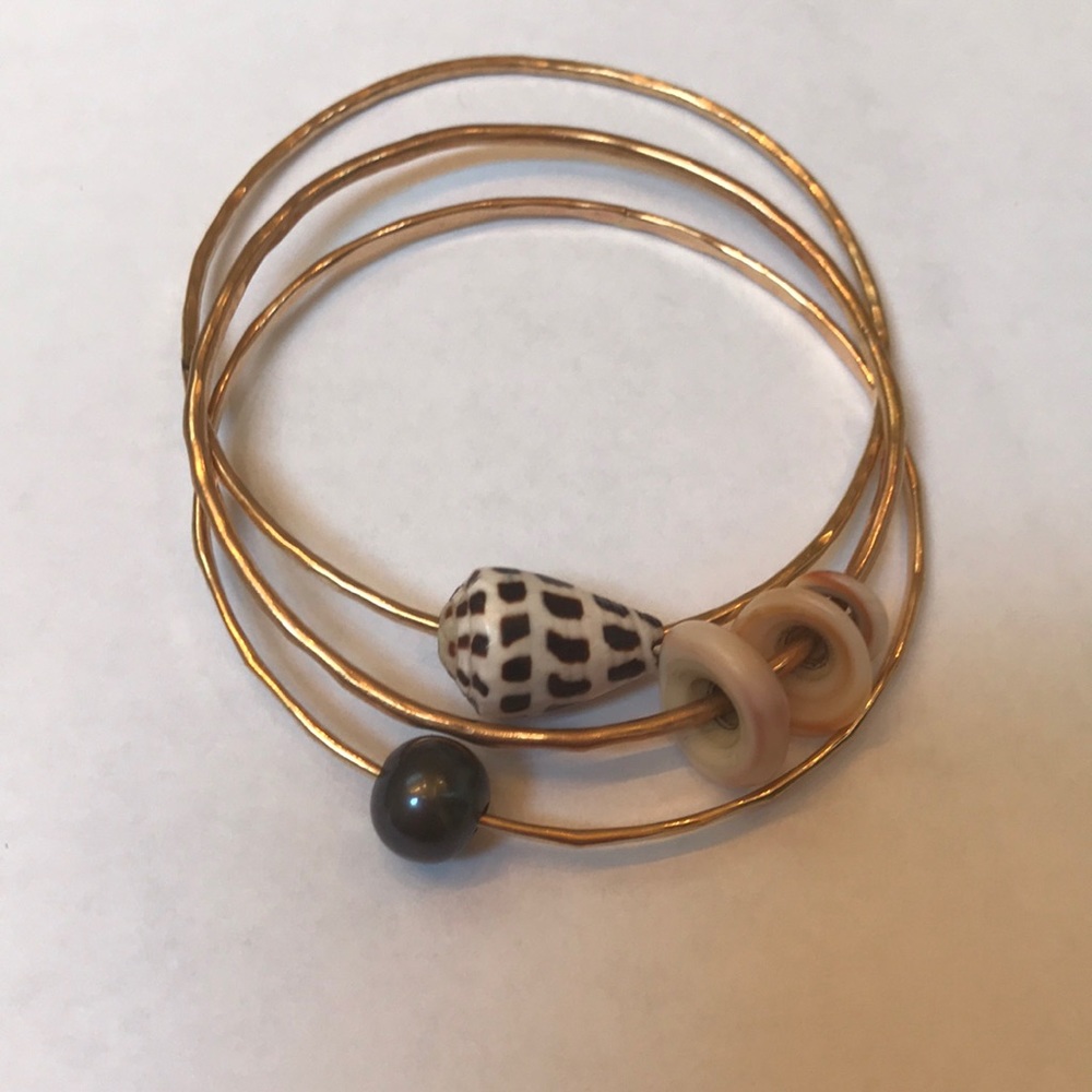 Set of 3 Hawaiian beach bangles